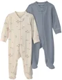 Carter's Set 2 pijamale cu talpa Safari & Stripes foto
