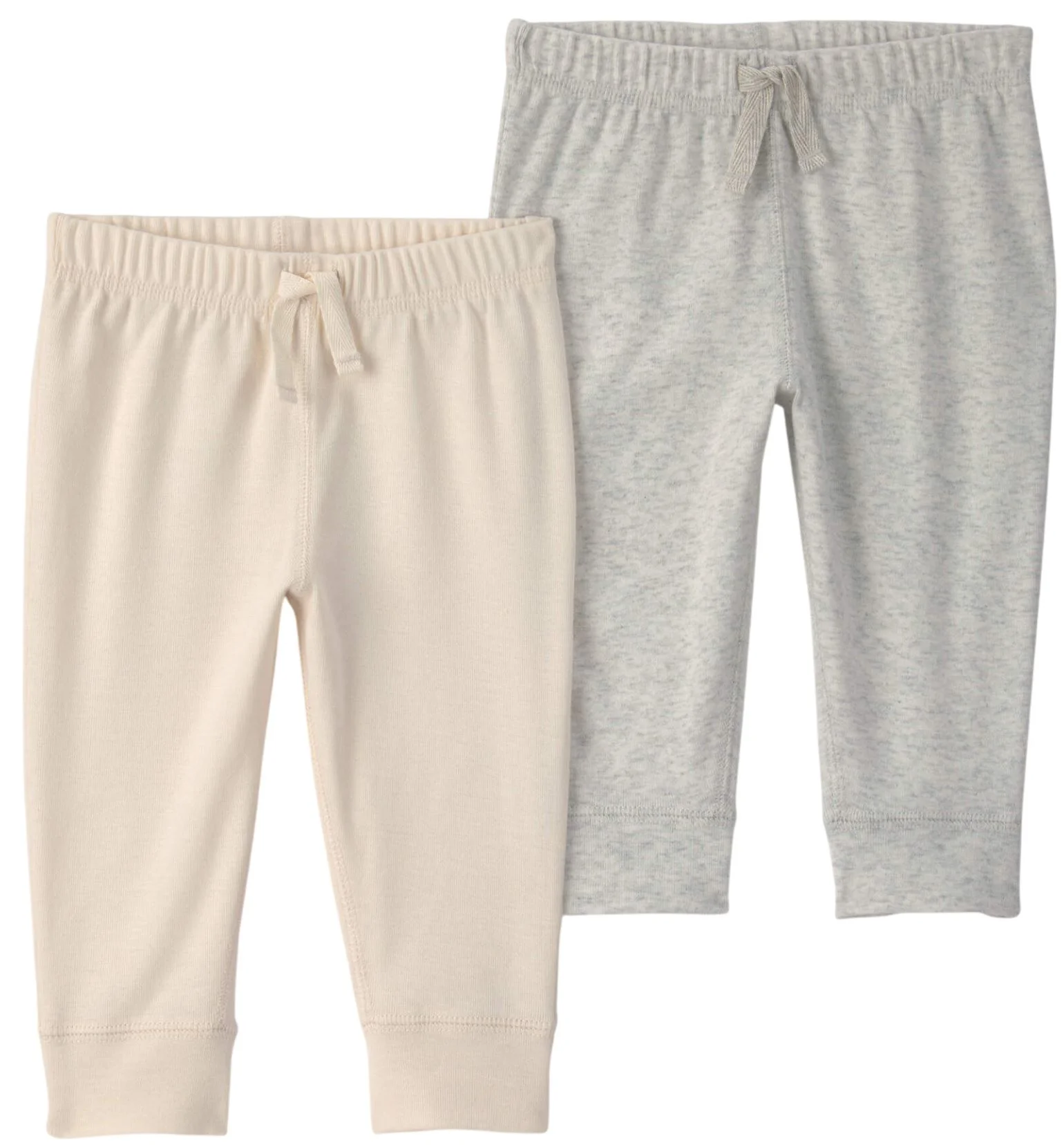 image for Carter's Set 2 perechi de pantaloni cu snur Ivory & Grey foto