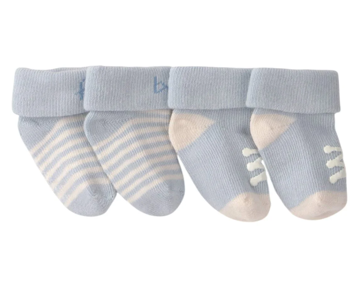 image for Carter's Set 2 perechi de botosei tricotati Blue Hello Baby foto
