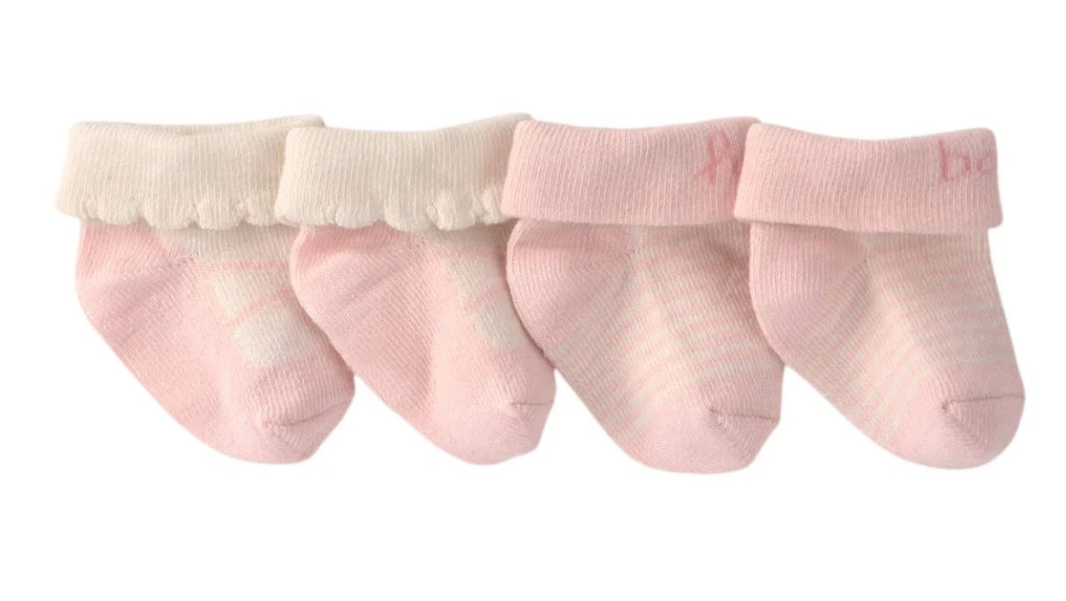 image for Carter's Set 2 perechi de botosei tricotati Pink Hello Baby foto