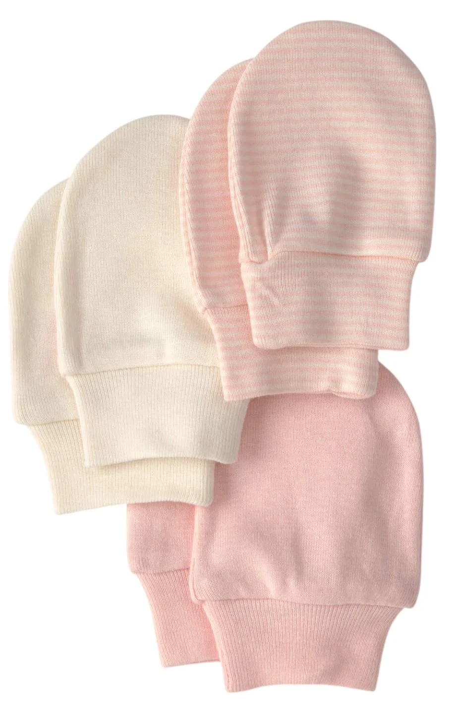 image for Carter's Set 3 perechi de manusi Pink & Ivory foto