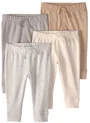 Carter's Set 4 perechi de pantaloni cu snur Beige foto