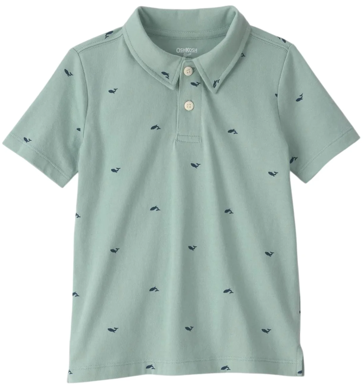 image for OshKosh Tricou polo cu imprimeu cu balene foto