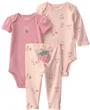 Carter's Set 3 piese Berry Sweet - 2 body si pantaloni foto