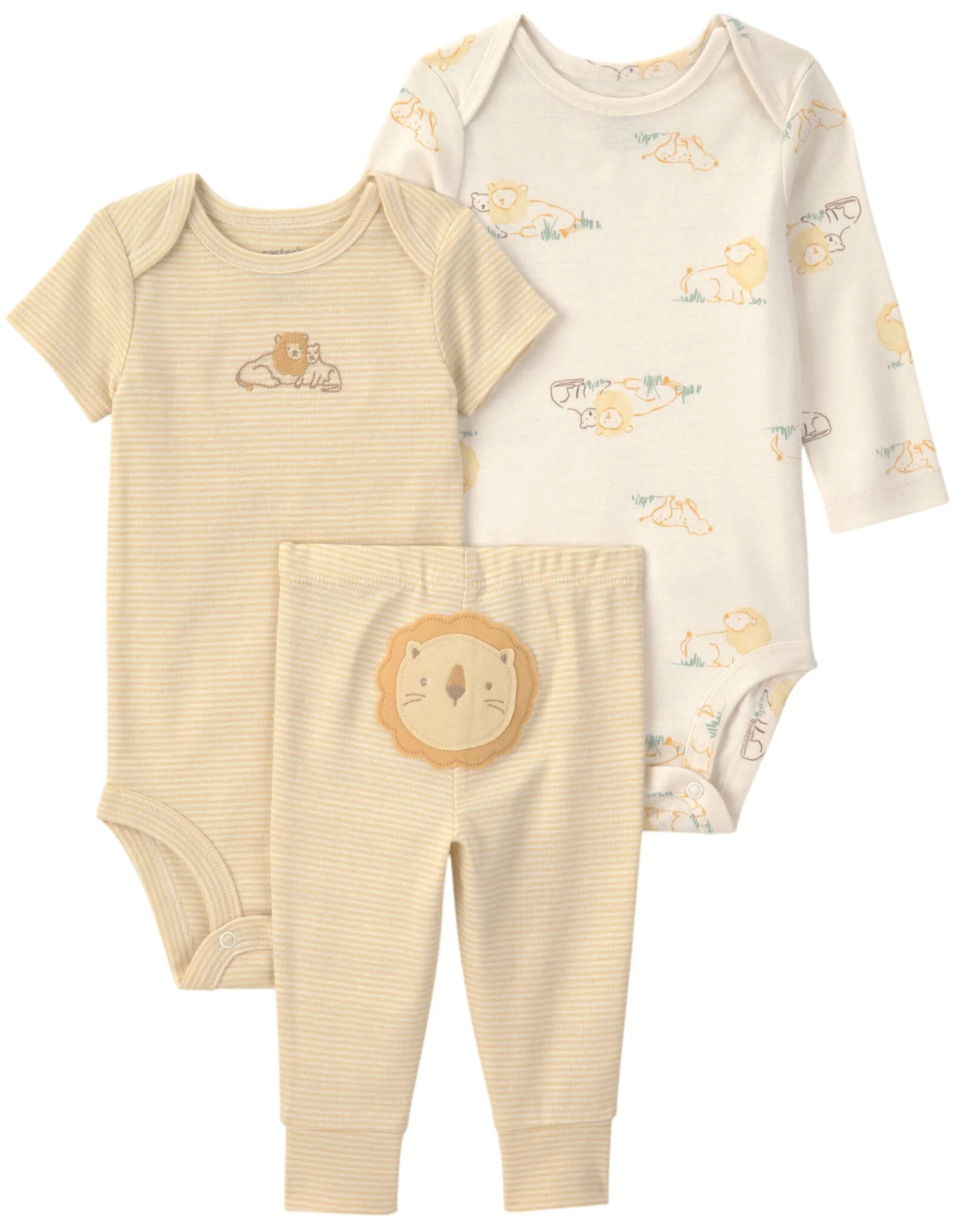 Carter's Set 3 piese Lion - 2 body si pantaloni foto
