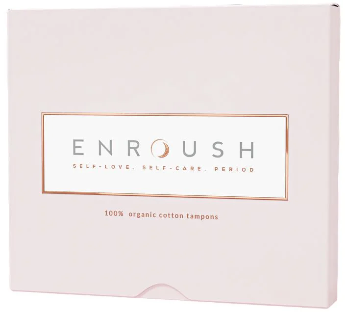 image for Tampoane din bumbac organic Enroush Super, 16 buc. foto
