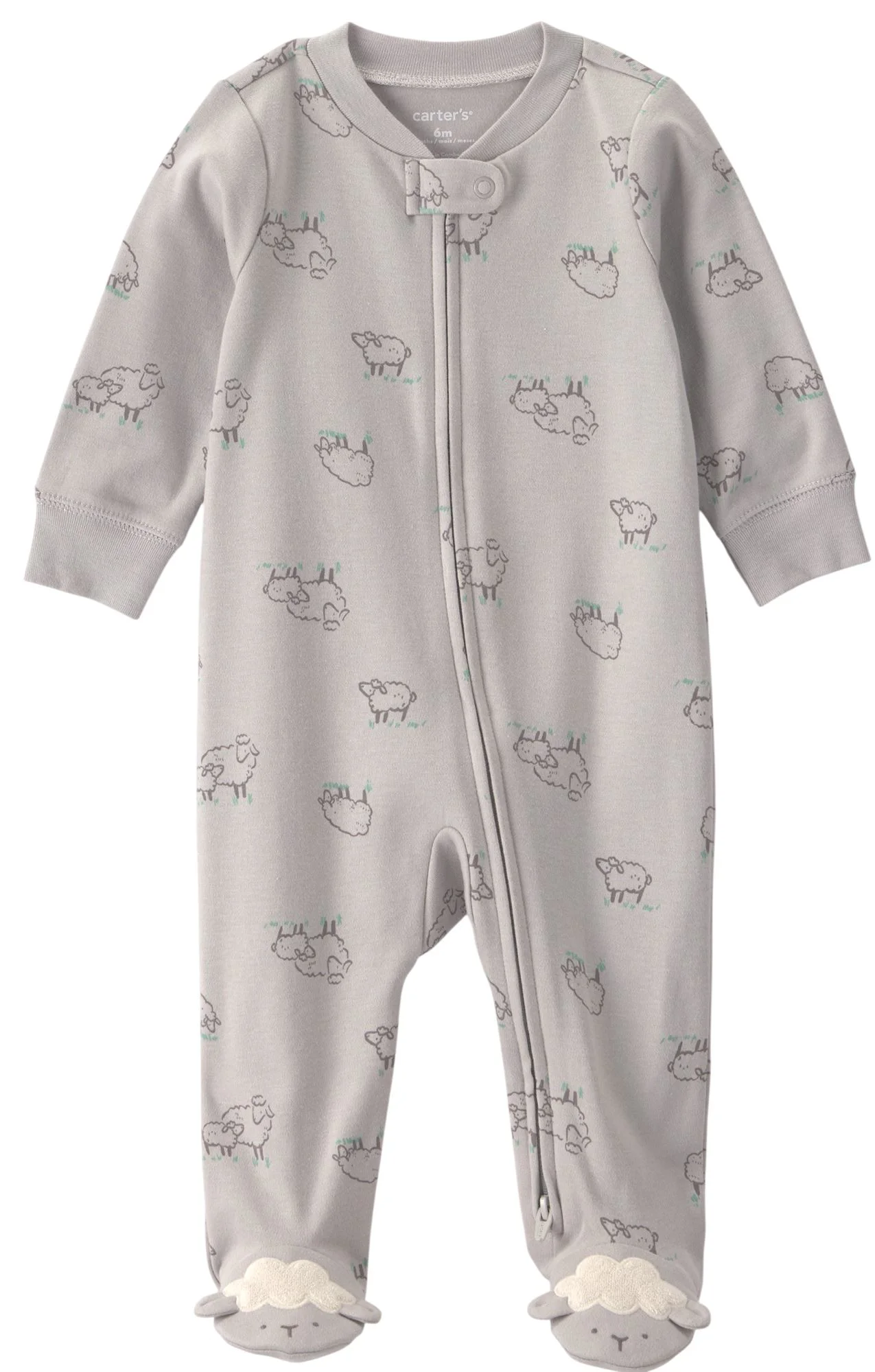 Carter's Pijama cu talpa din bumbac Sheep foto