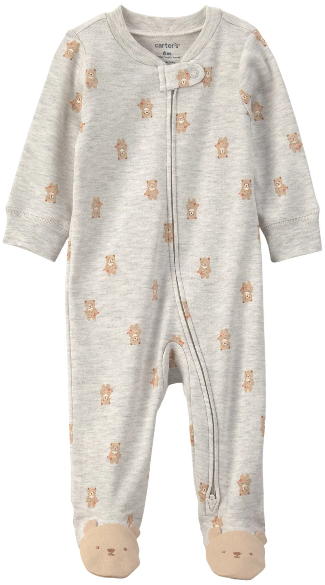Carter's Pijama cu talpa din bumbac Teddy Bear foto