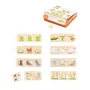 Joc logic de puzzle Viga Toys Actiunile animalelor, 24 elem. foto