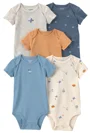 Carter's Set 5 body cu maneca scurta Airplane foto