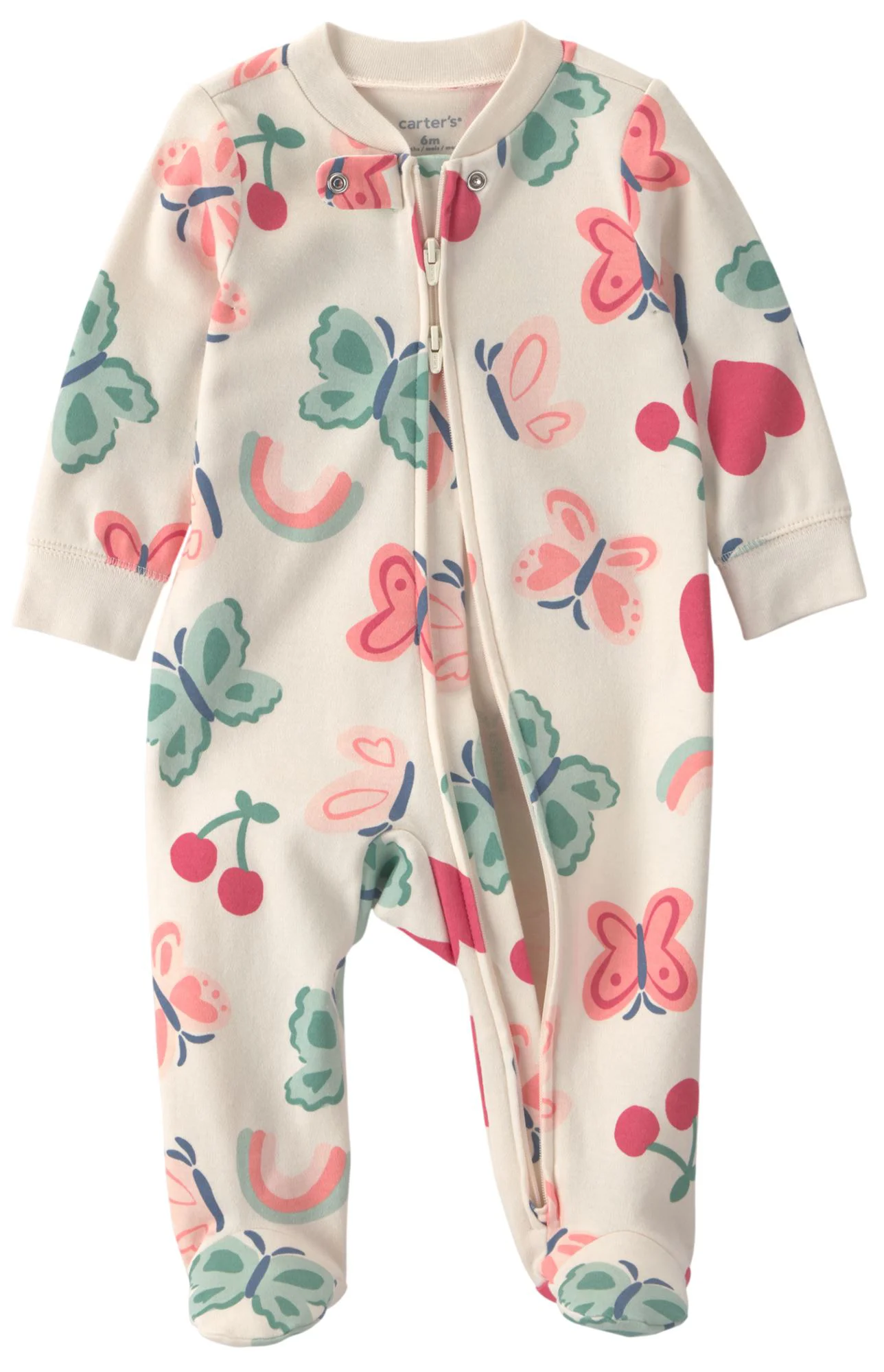 Carter's Pijama cu talpa Butterfly foto