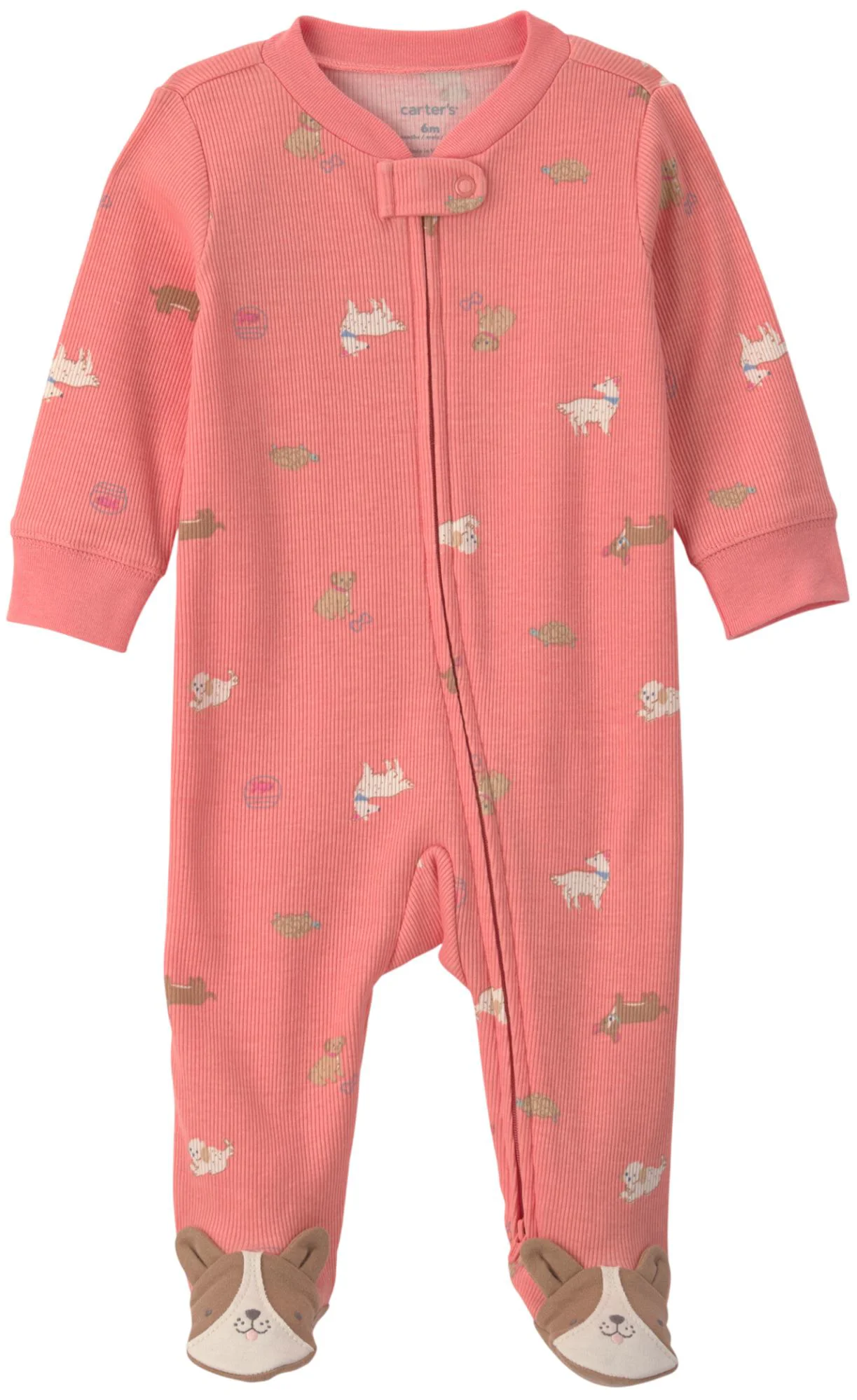 Carter's Pijama cu talpa Pink Doggy foto