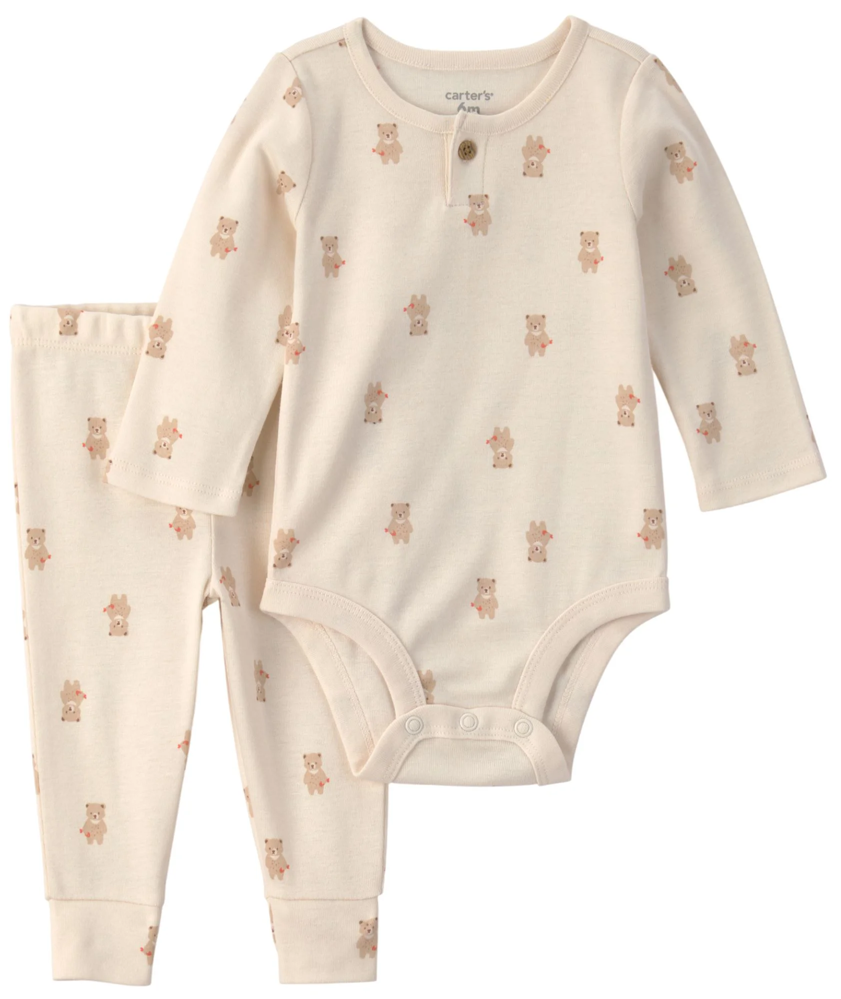 Carter's Set 2 piese Teddy Bear - body si pantaloni foto