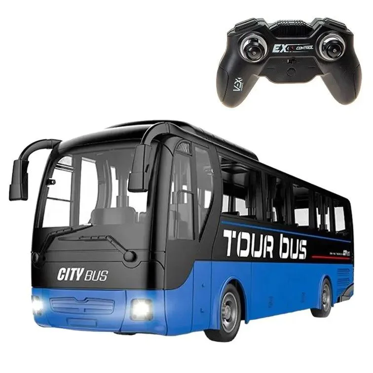 image for Autobuz cu radiotelecomanda RC, incarcator si lumini foto