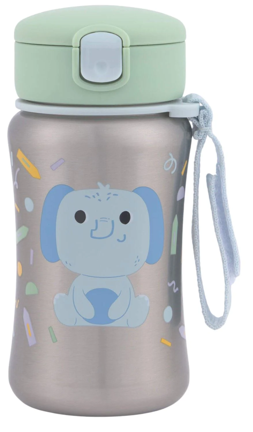 image for Sticla cu pai din otel inoxidabil Skip Hop Besties Squad Elephant foto