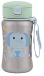 Поильник с трубочкой из нержавеющей стали Skip Hop Besties Squad Elephant foto