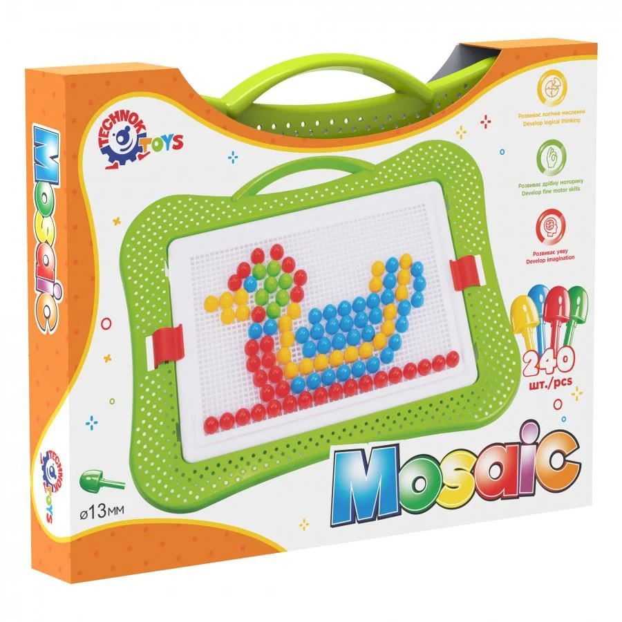 image for Мозаика TechnoK Toys, 240 деталей foto
