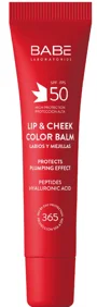 Бальзам для губ и скул Babe SPF 50 Red, 20 мл foto