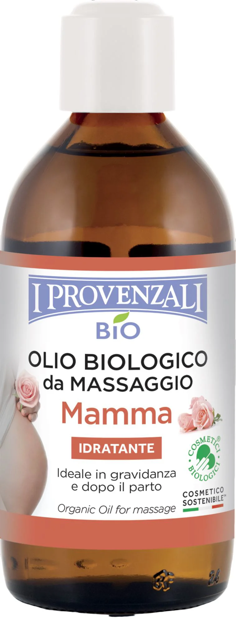 image for Органическое массажное масло Mamma I Provenzali для беременных, 200 мл foto