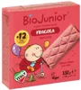 Batonase organice din grau spelt BioJunior cu crema de capsuni (12+ luni), 132 g foto