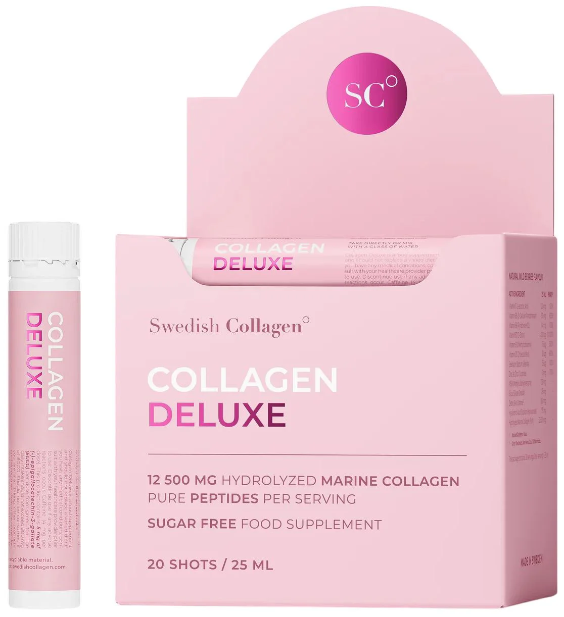 image for Supliment alimentar Swedish Collagen Deluxe Shot, 20 buc. foto