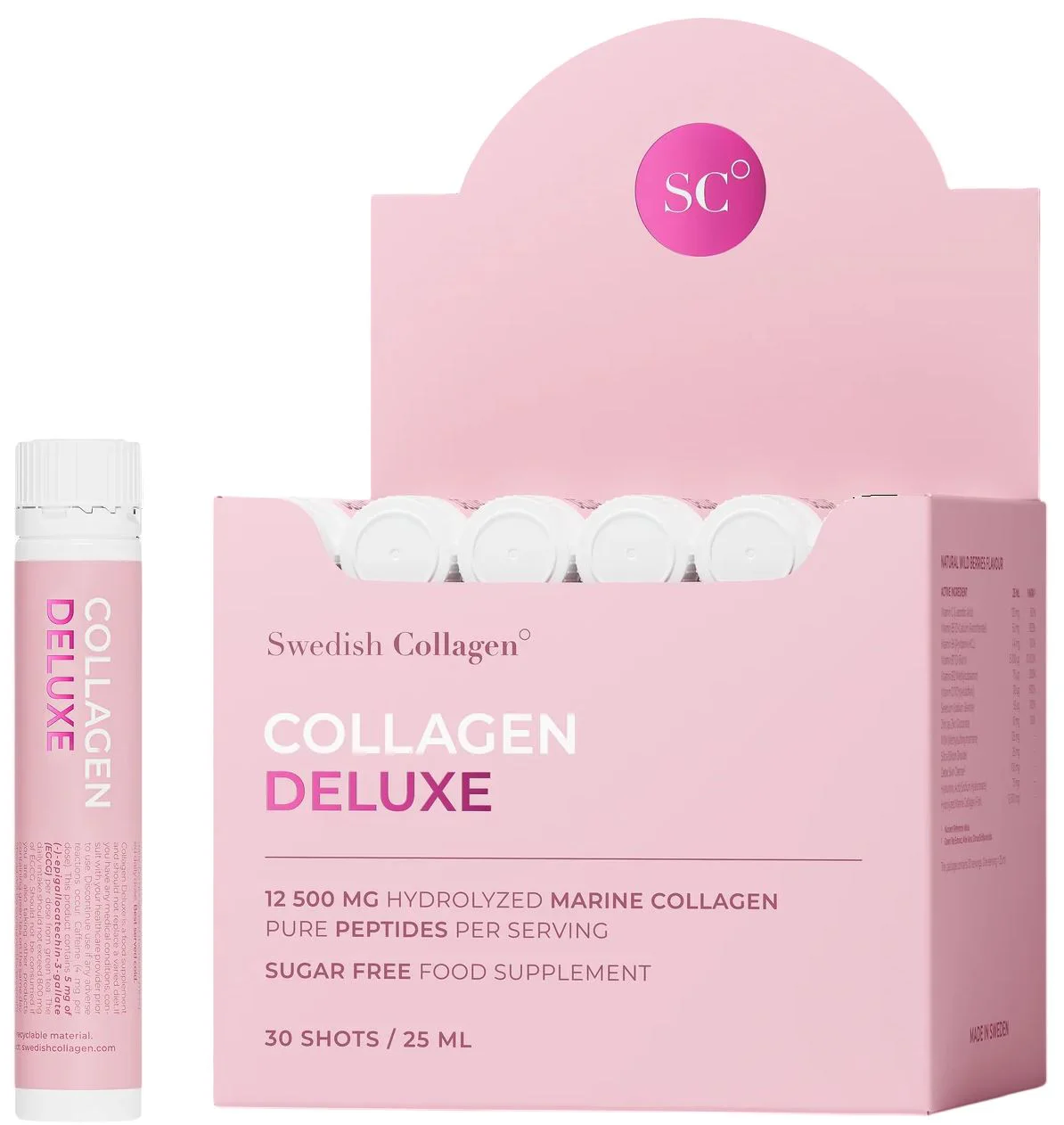 Supliment alimentar Swedish Collagen Deluxe Shot, 30 buc. foto