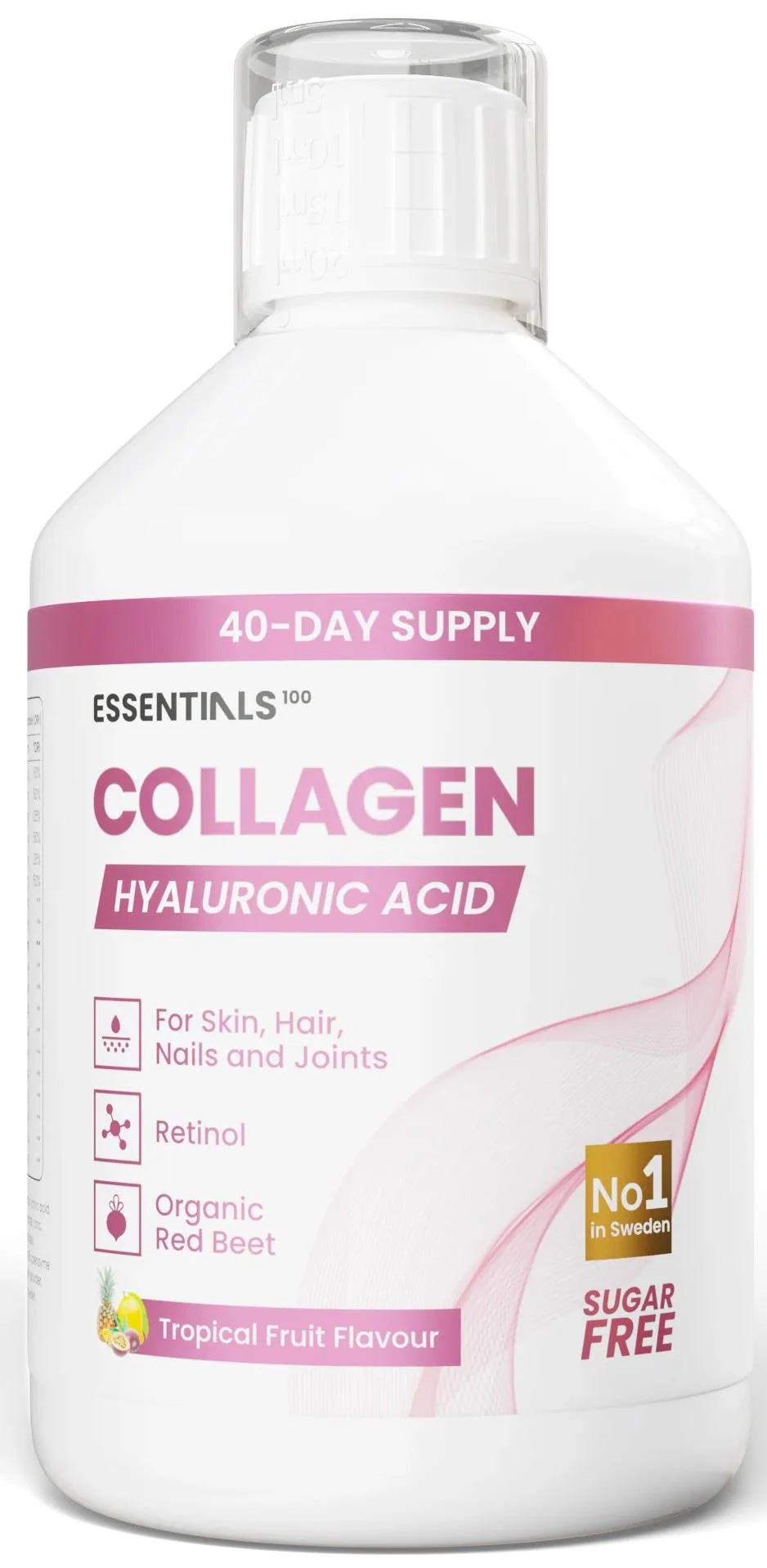 Пищевая добавка Essentials100 Collagen + Hyaluronic Acid, 500 мл foto