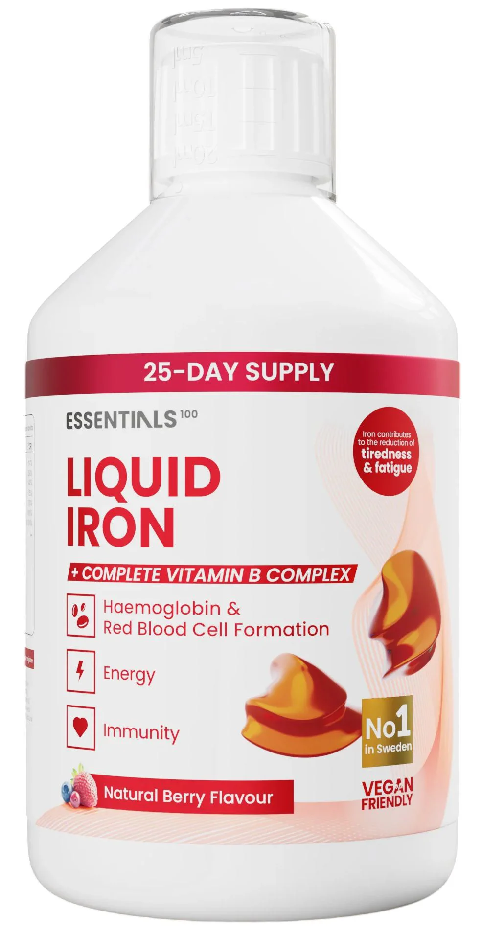 image for Supliment alimentar Essentials100 Liquid Iron, 500 ml foto