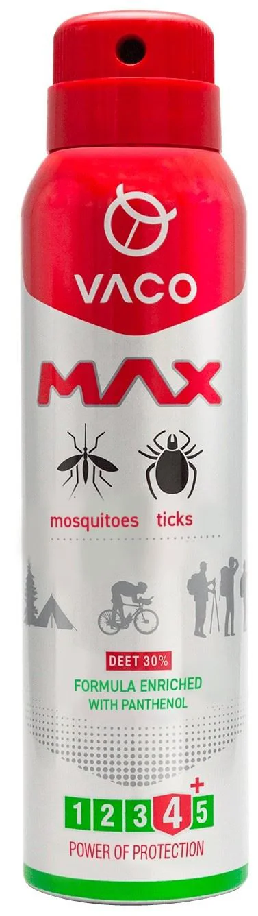 image for Spray impotriva insectelor VACO Max Deet 30% cu pantenol, 100 ml foto