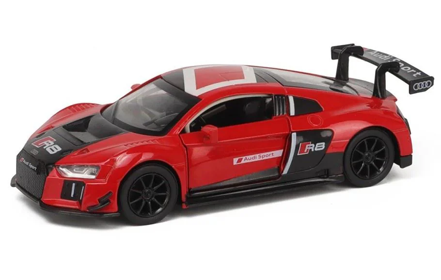 image for Металлическая машинка Audi R8 LMS с инерционным механизмом, масштаб 1:32 foto