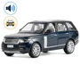 Металлическая машинка Range Rover с инерционным механизмом, светом и звуком, Синяя, 1:24 foto