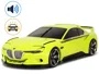 Металлическая машинка BMW 3.0 CSL Hommage с инерционным механизмом, светом и звуком, Зелёная, 1:24 foto