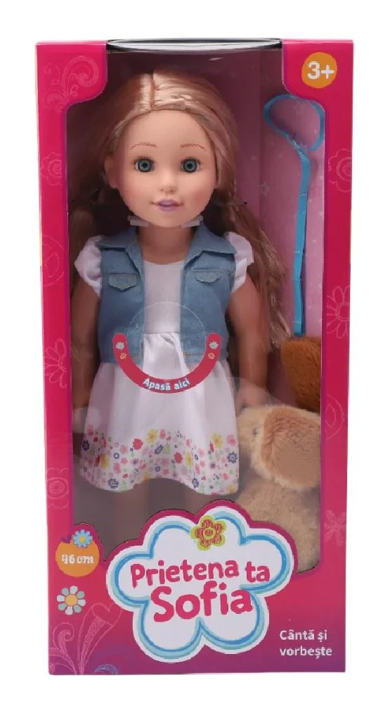 image for Papusa interactiva Sofia dragalasa: Cinta si vorbeste (Ro), 46 cm foto