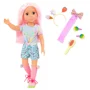 Papusa Battat Glitter Girls Nixie cu accesorii pentru coafat, 35 cm foto