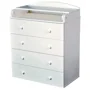 Комод с пеленальным столиком PernaMea HappyBaby Pro 800 DSP White foto