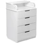 Комод с пеленальным столиком PernaMea HappyBaby 600 White foto