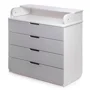Комод с пеленальным столиком PernaMea HappyBaby Pro 800 MDF Grey foto