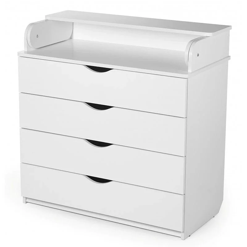 image for Комод с пеленальным столиком PernaMea HappyBaby Pro (4 ящика) 800 PAL White foto