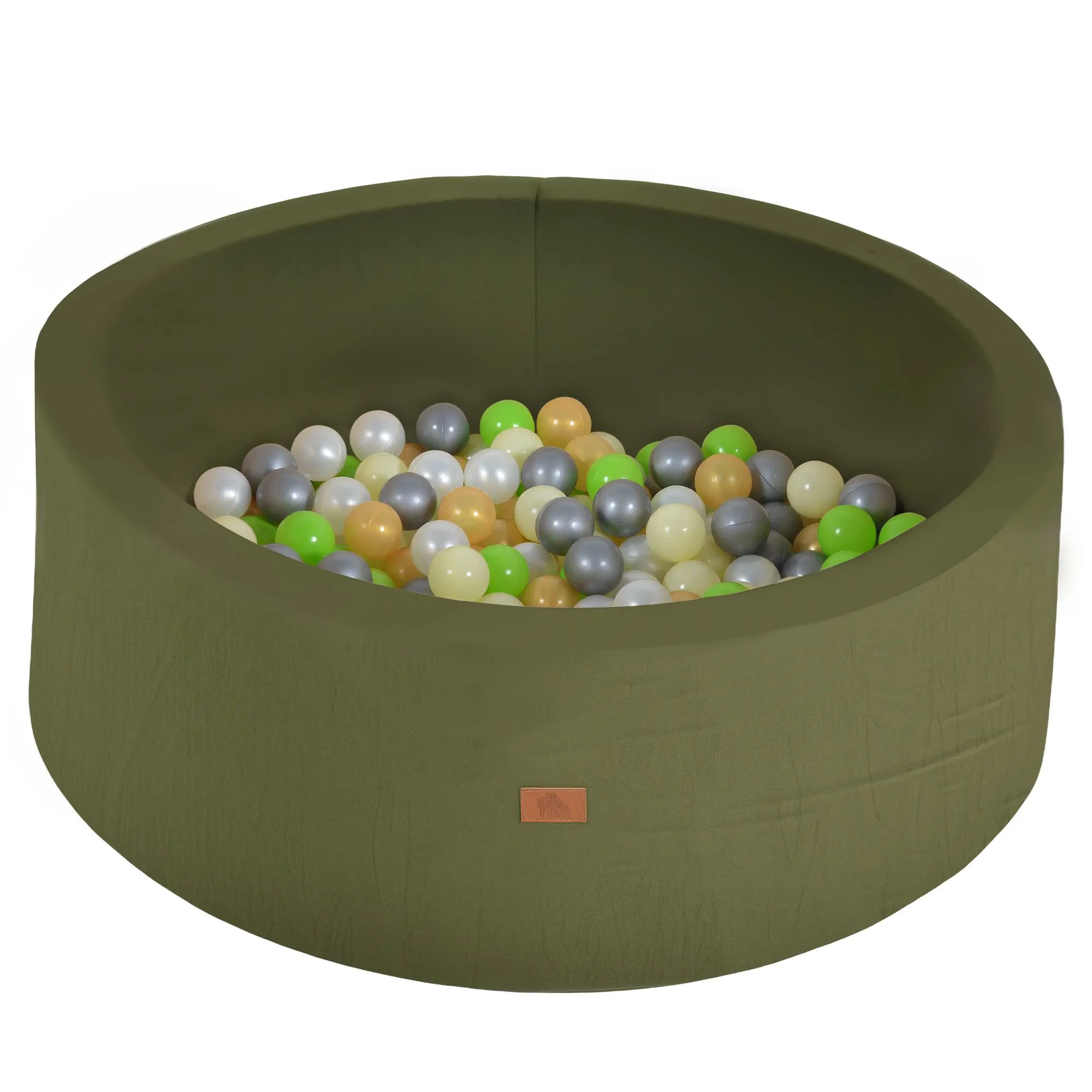 image for Детский сухой бассейн Moni Balls Dark Green с 200 шариками foto