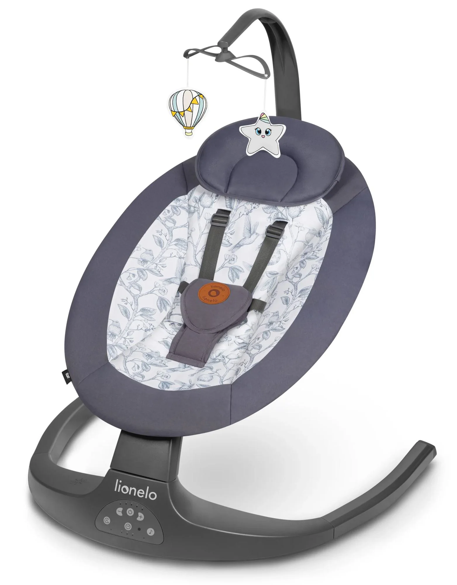 image for Balansoar Lionelo Ralf Grey White (ENG) foto