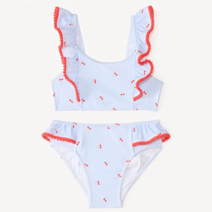 Orchestra Costum de baie din 2 piese Cherry Ruffle foto