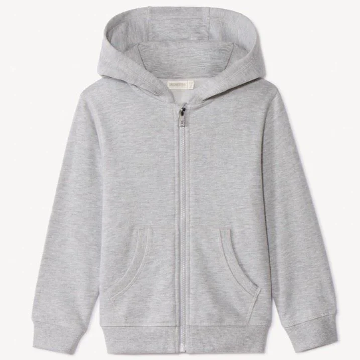 Orchestra Hanorac din fleece cu gluga Light Grey foto