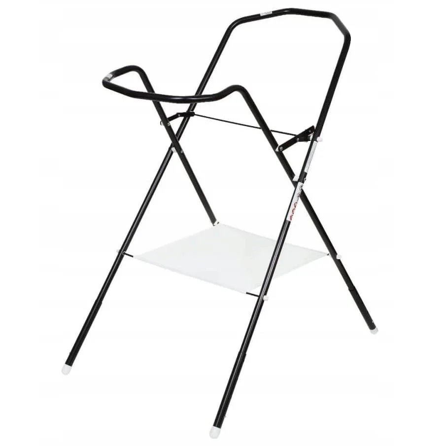 image for Металлическая подставка для ванночки Maltex Lulu Black, 100 см foto