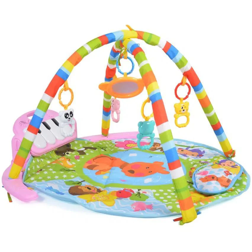 image for Covoras de activitati Moni Baby Piano Girl Pink, 78x76x49 cm foto