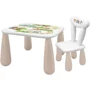 Детский стол и стул Maltex Luna Nature Buddies White Beige foto