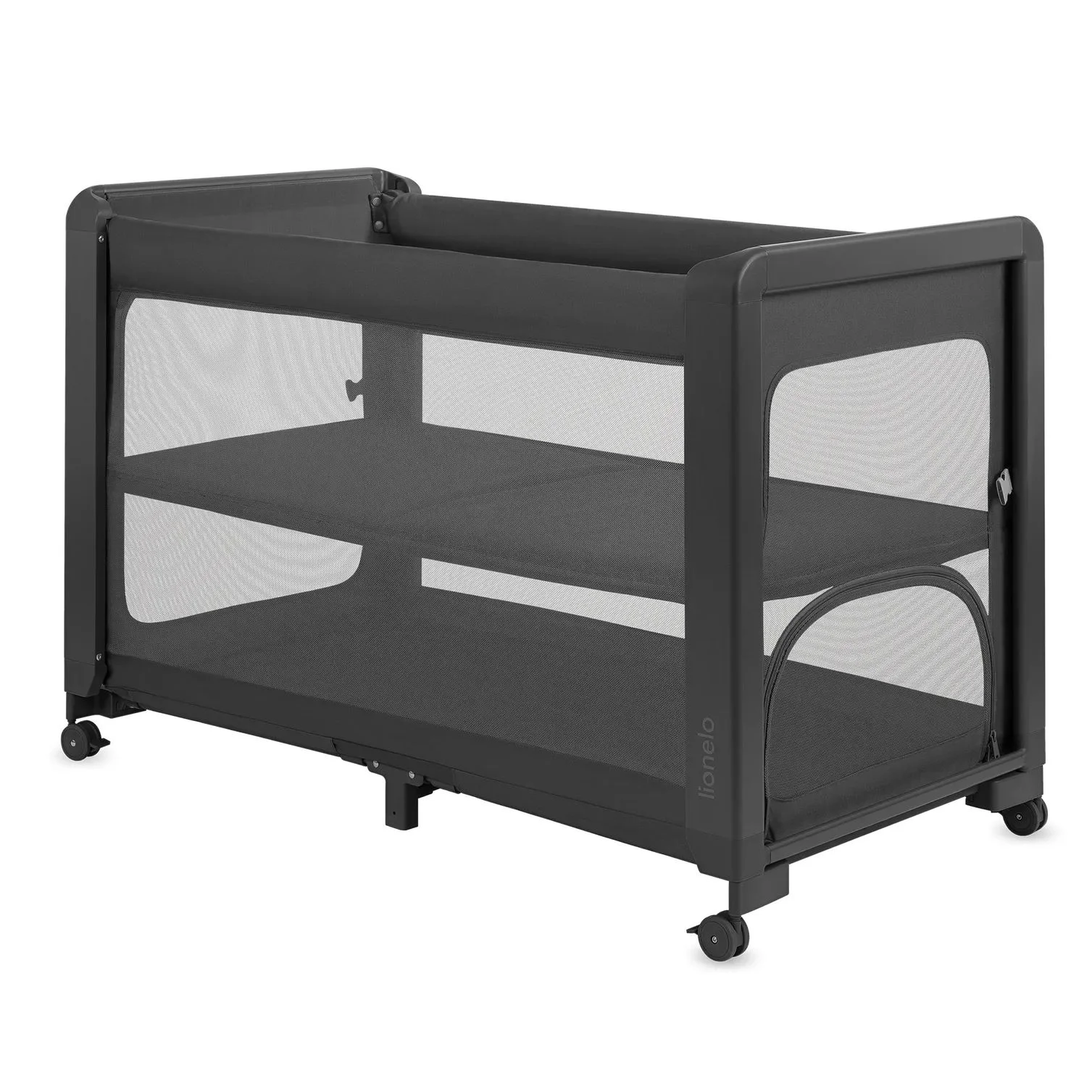 Patut- tarc pliabil Lionelo Patty Grey Graphite foto