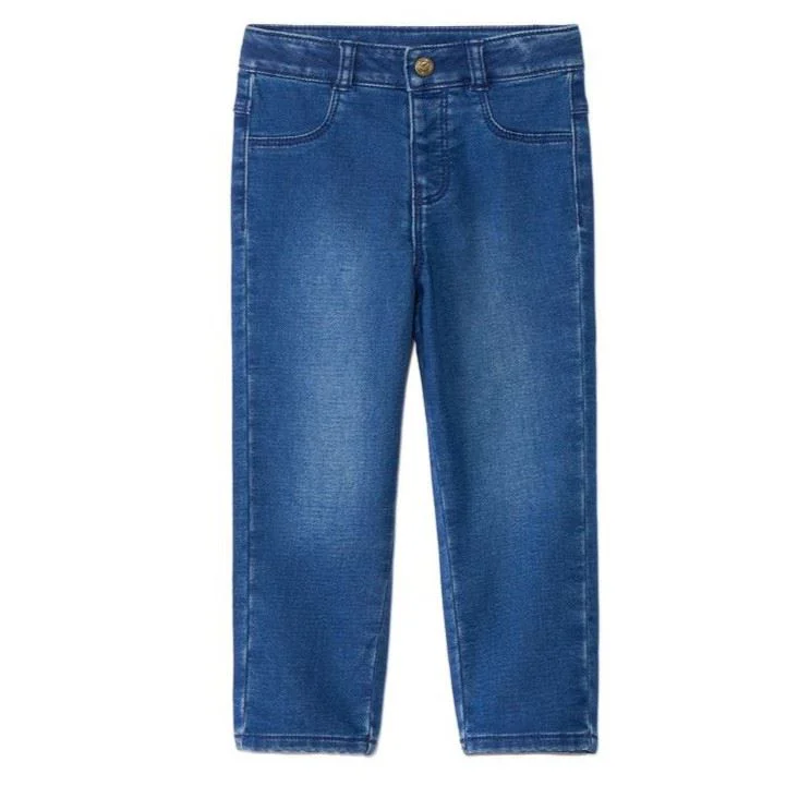 image for Orchestra Blugi simpli cu aspect denim foto