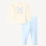 Orchestra Pijama lunga din 2 piese Blue Flowers foto