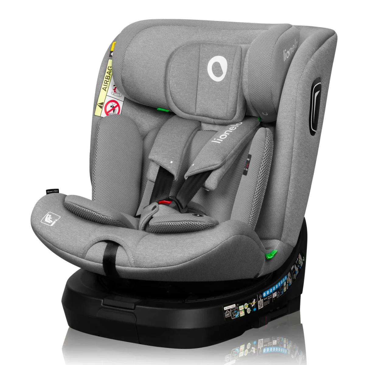 image for Автокресло 0-36 кг i-Size ISOFIX Lionelo Brave Grey Stone foto