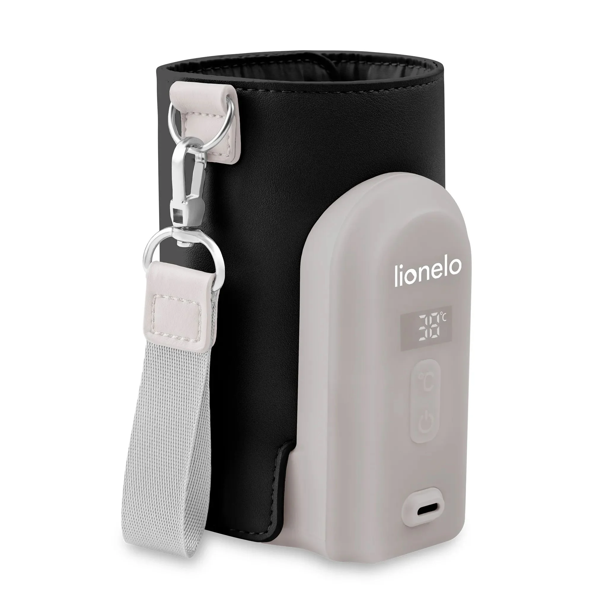 image for Incalzitor portabil pentru biberoane Lionelo Thermup Go Evo Black foto